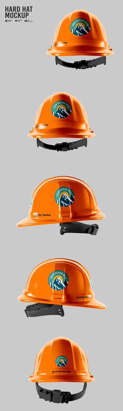 建筑安全帽样机 (PSD)