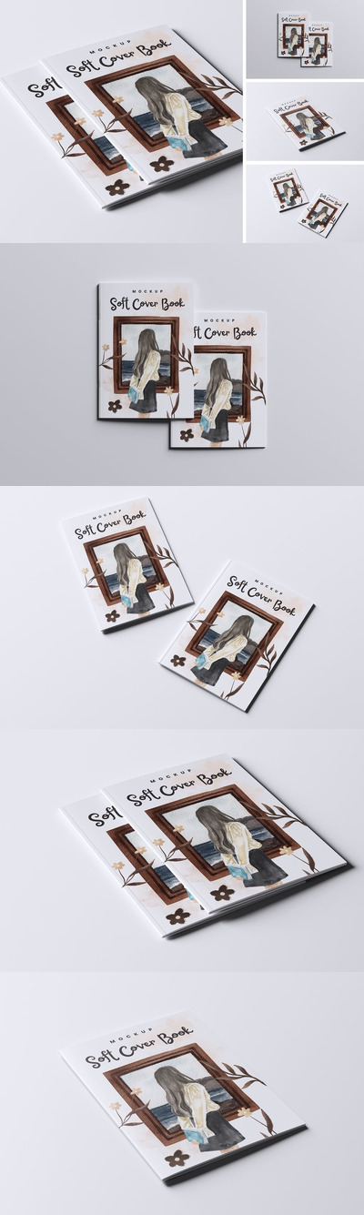 平装书样机 (PSD,PDF)