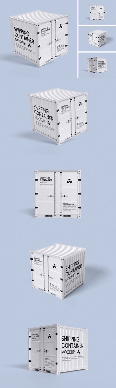 海运集装箱样机 (PSD,PDF)