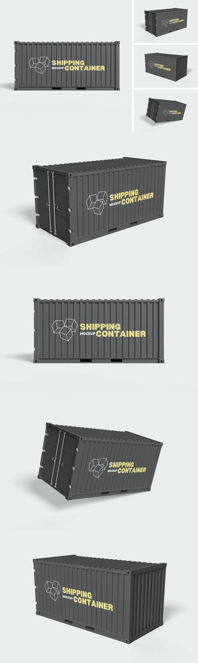 海运集装箱样机 (PSD,PDF)