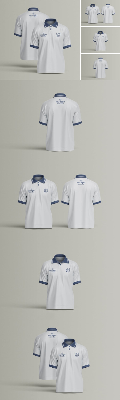 Polo 衫样机 (PDF,PSD)