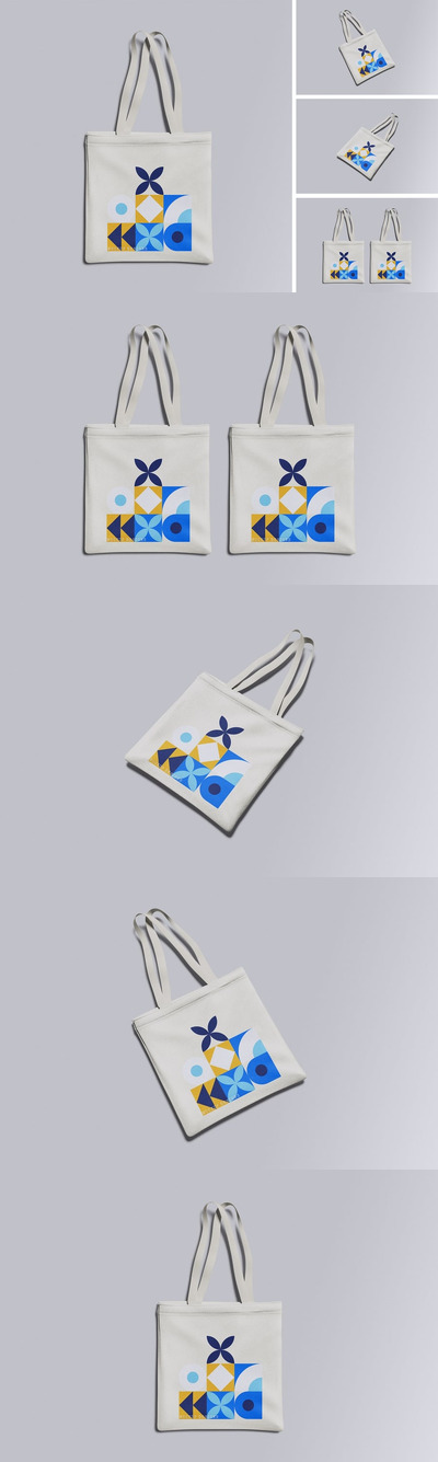 手提袋样机 (PSD,PDF)