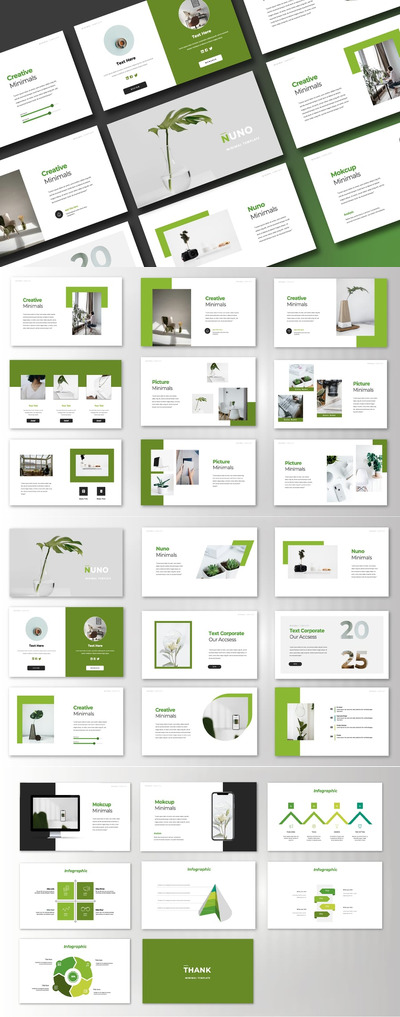 极简主义独特的 PPT模板 (PPT)