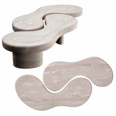 U&ME石灰华桌子3D模型（OBJ,FBX,MAX）