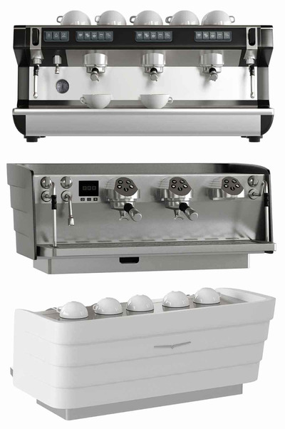 商用咖啡机3D模型（OBJ,FBX,MAX）