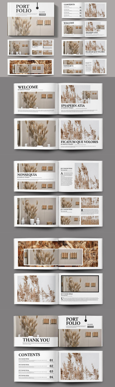 作品集杂志景观 (INDD)