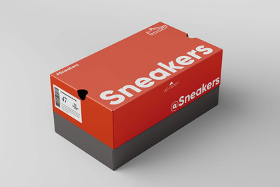 鞋盒样机 (JPG,PSD)