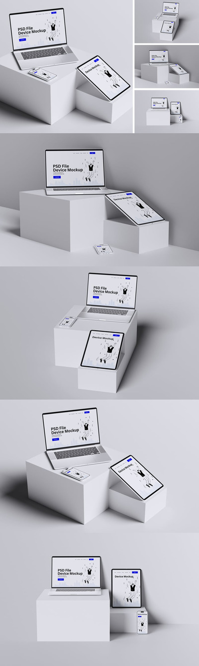 多设备模型 (PSD,PDF)