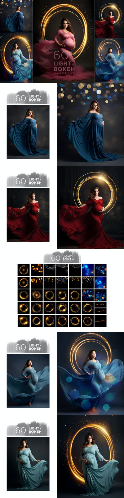 金色光环Photoshop叠加PNG (PNG)