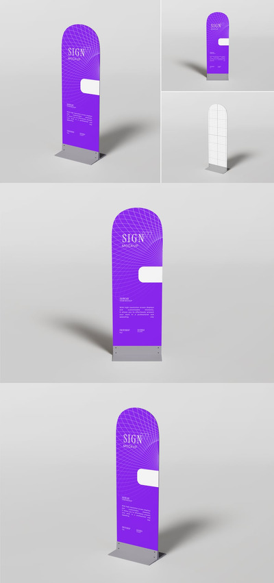 站立标志样机 (PSD)