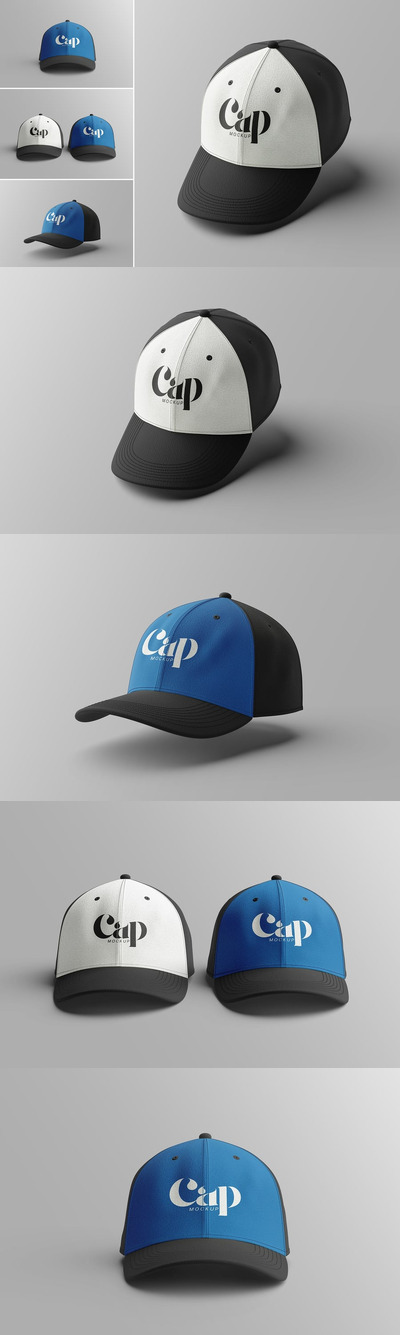 帽子样机 (PSD,PDF)