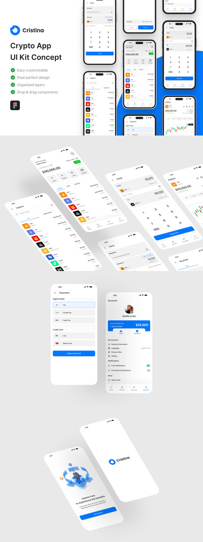 加密应用App UI Kit (FIG)