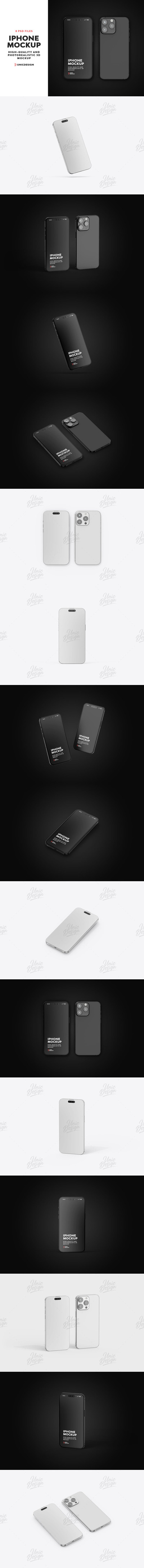 iPhone 手机样机 (PSD)