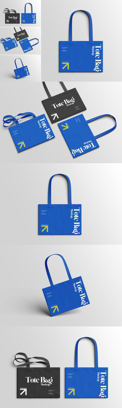 手提袋样机 (PSD,PDF)