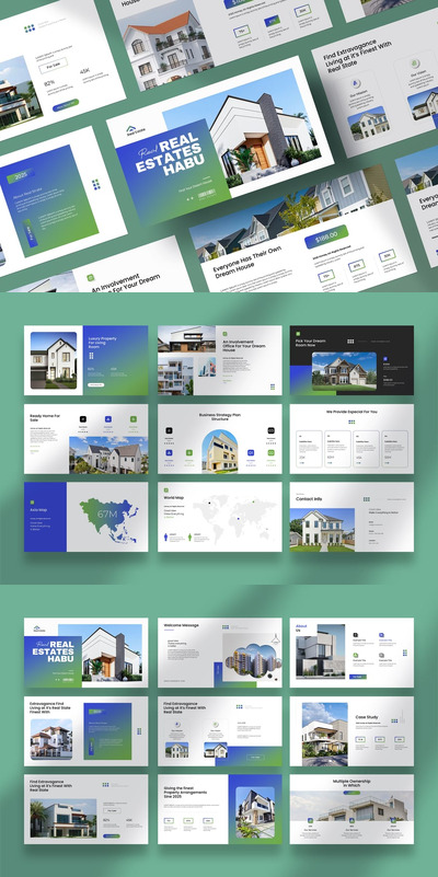 地产介绍PPT模板  (PPTX)