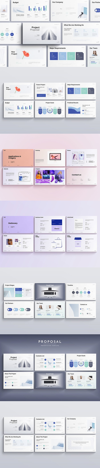 极简主义项目提案 PPT模板  (PPTX)