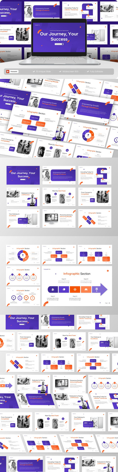 公司简介 PPT模板 (PPTX)