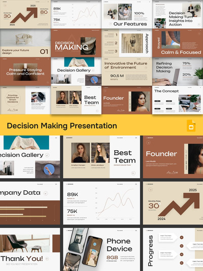 决策思维讲解 PPT模板 (PPTX)