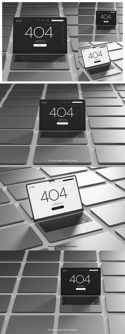 Macbook电脑 样机 (PSD)