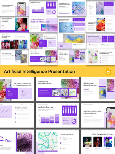 人工智能PPT模板 (PPTX)