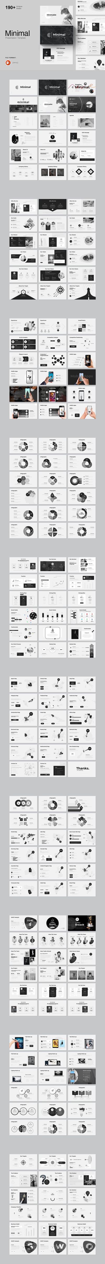 简约现代的极简主义 PPT模板 (PPTX)