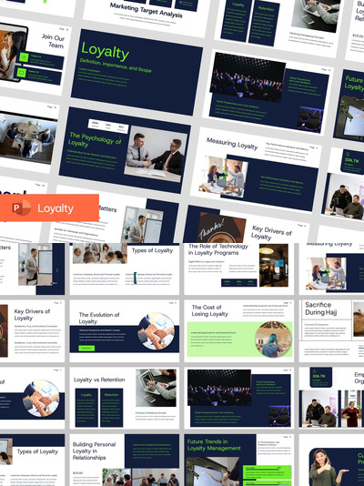 动态且专业设计的团队建设PPT模板 (PPTX)