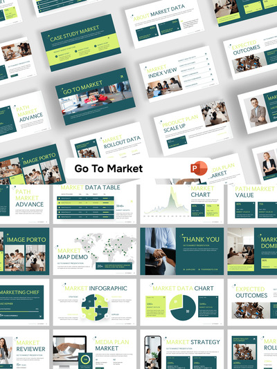 企业走向市场PPT模板 (PPTX)