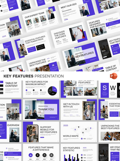 主要特点宣传PPT模板 (PPTX)