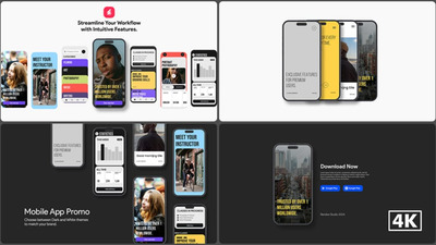 APP促销AE动画模板 (AEP)