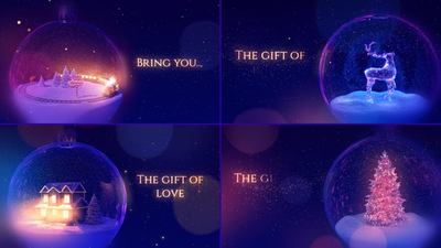 圣诞节AE动画模板 (AEP)