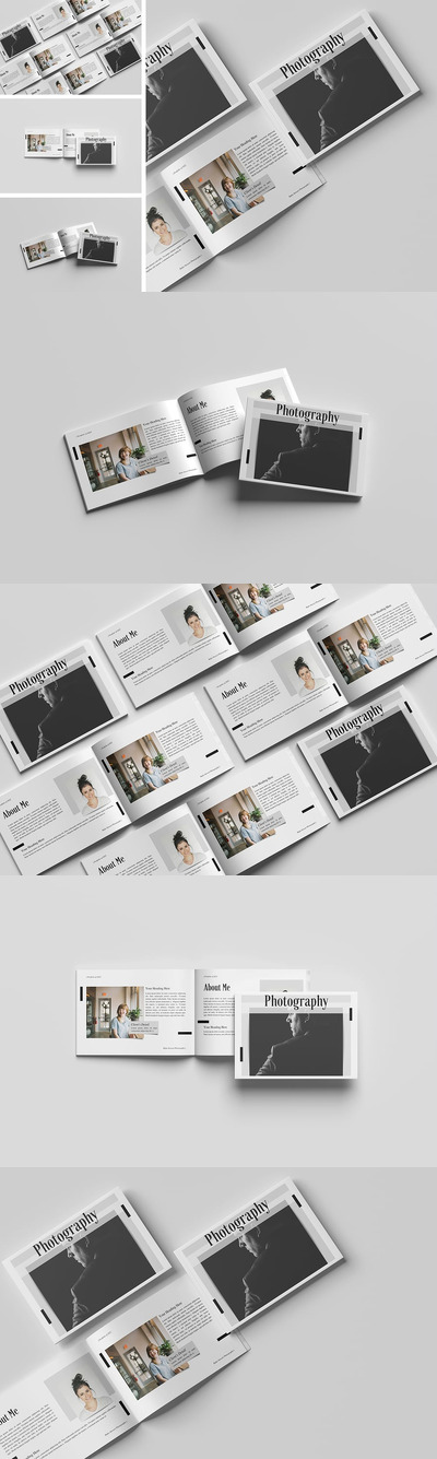 景观画册模型 (PSD,PDF)