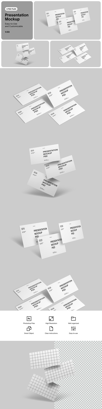 PPT展示样机 (PSD,PNG)