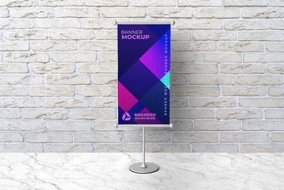 展台横幅样机（PSD）