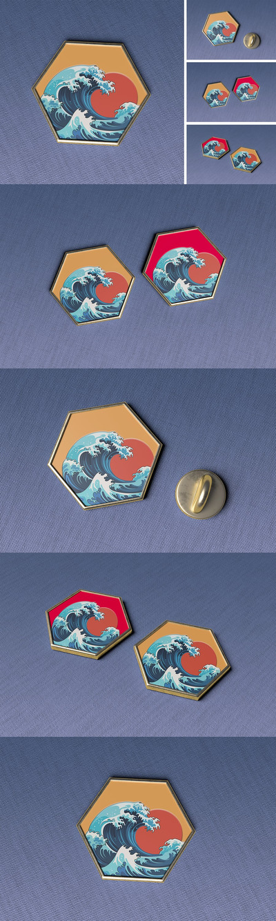 搪瓷别针样机 (PSD,PDF)