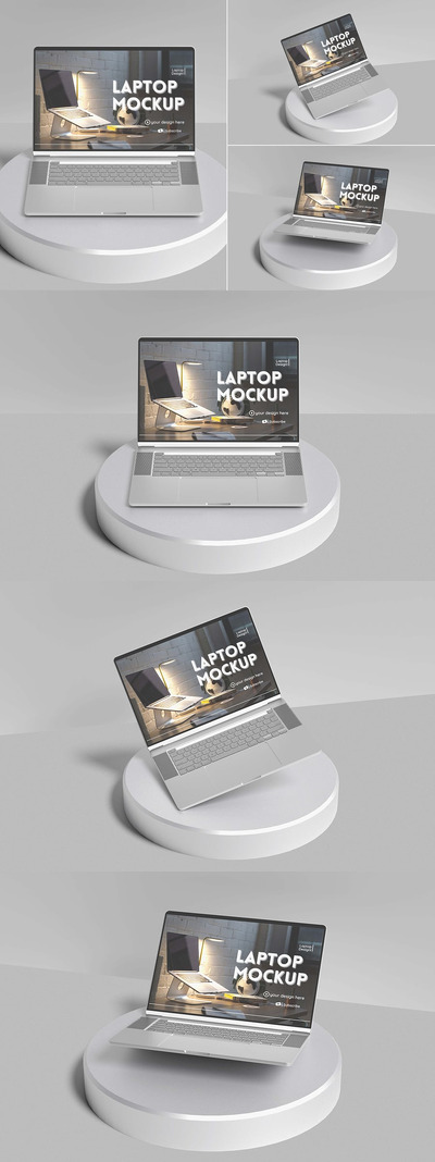 笔记本电脑样机 (PSD)