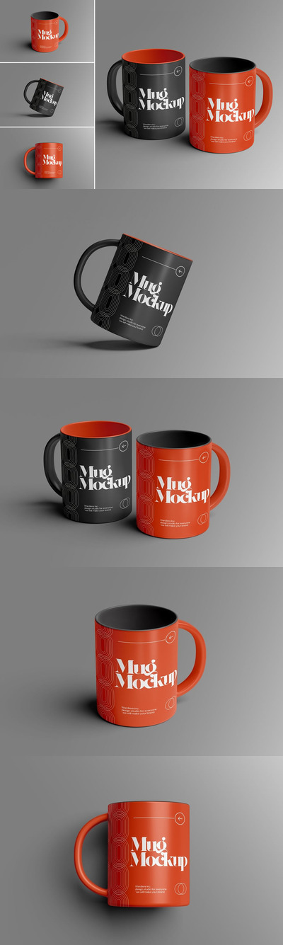 马克杯样机 (PSD,PDF)