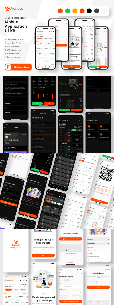 加密移动 UI 套件APP UI KIT (FIG)