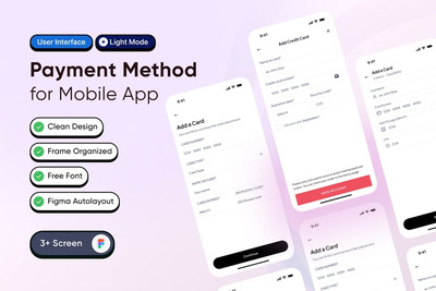 移动支付应用APP UI KIT (FIG)