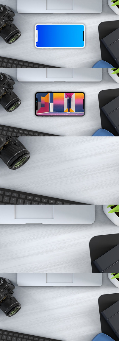 iPhone 12 PSD 模型与干净的背景 (PSD)