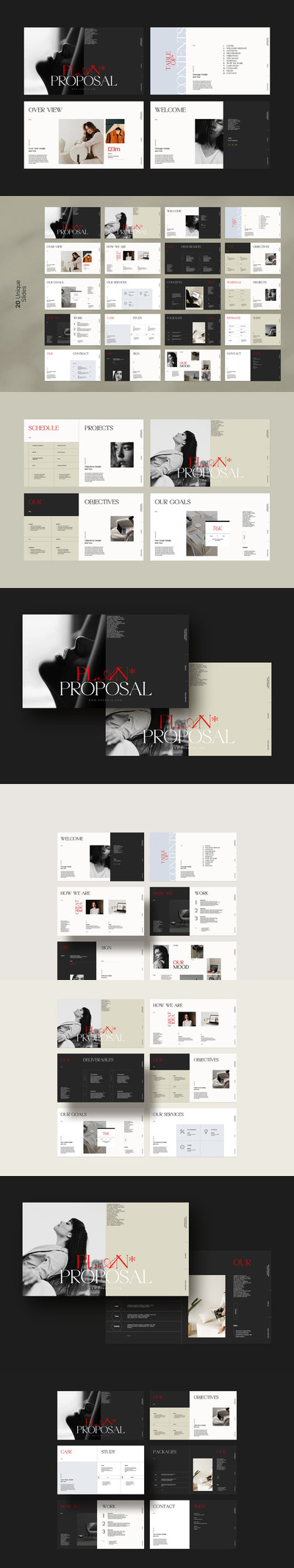 品牌提案模板 (PPTX)