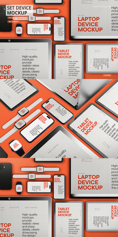 手机设置设备模型 (PSD)