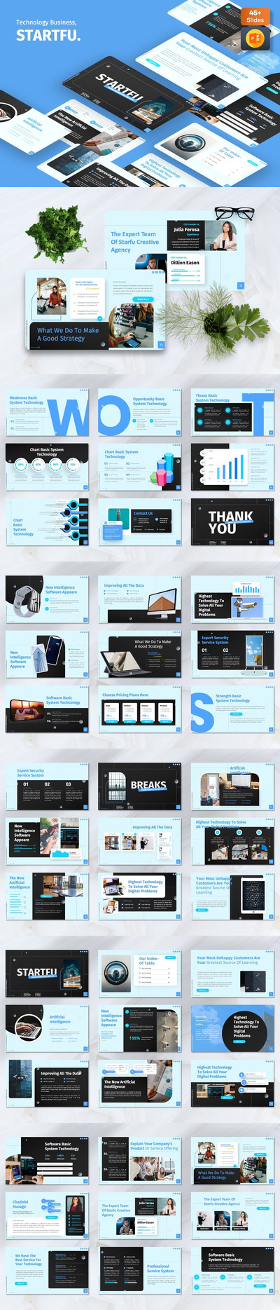 技术PPT模板 (PPTX)