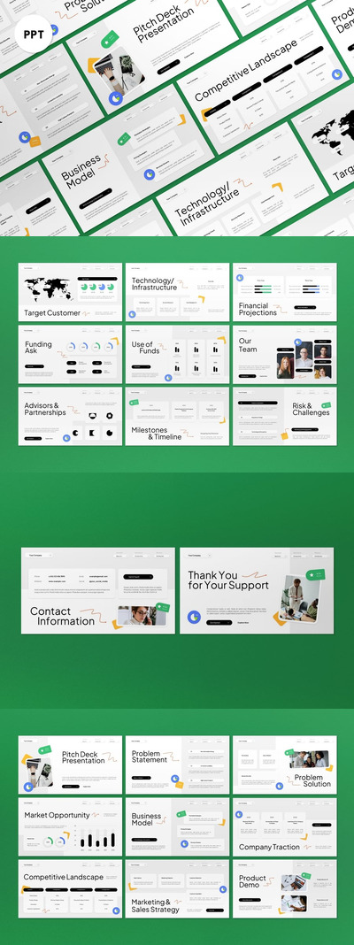 白绿创意PPT (PPT,PPTX)