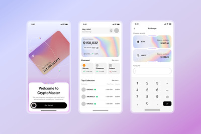 加密货币交易应用APP UI KIT (FIG)