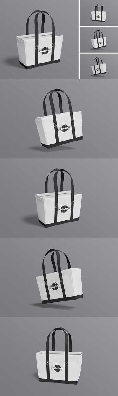 手提袋样机 (PSD,PDF)