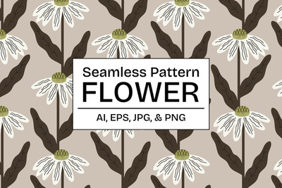 花卉图案 (AI,EPS,JPG,PNG)