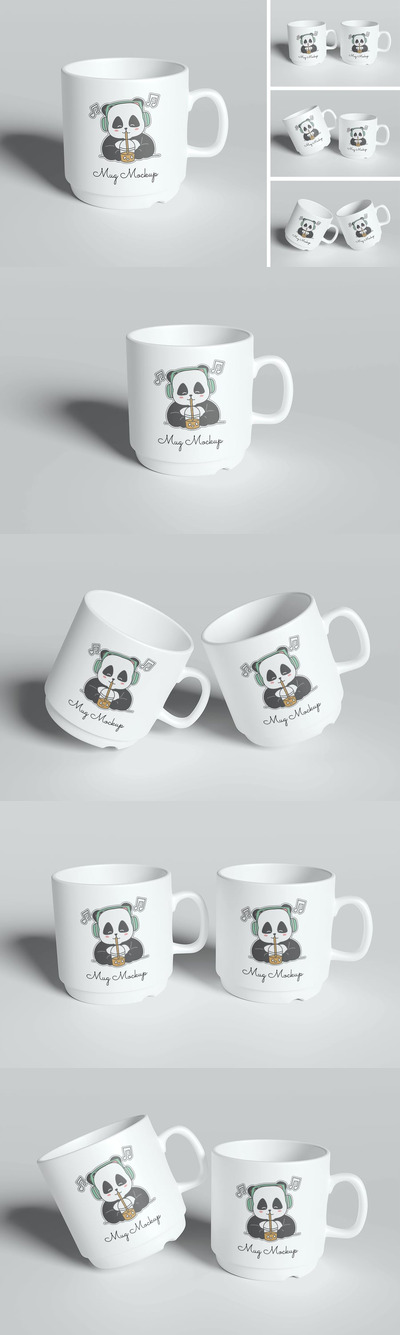 马克杯样机 (PSD,PDF)