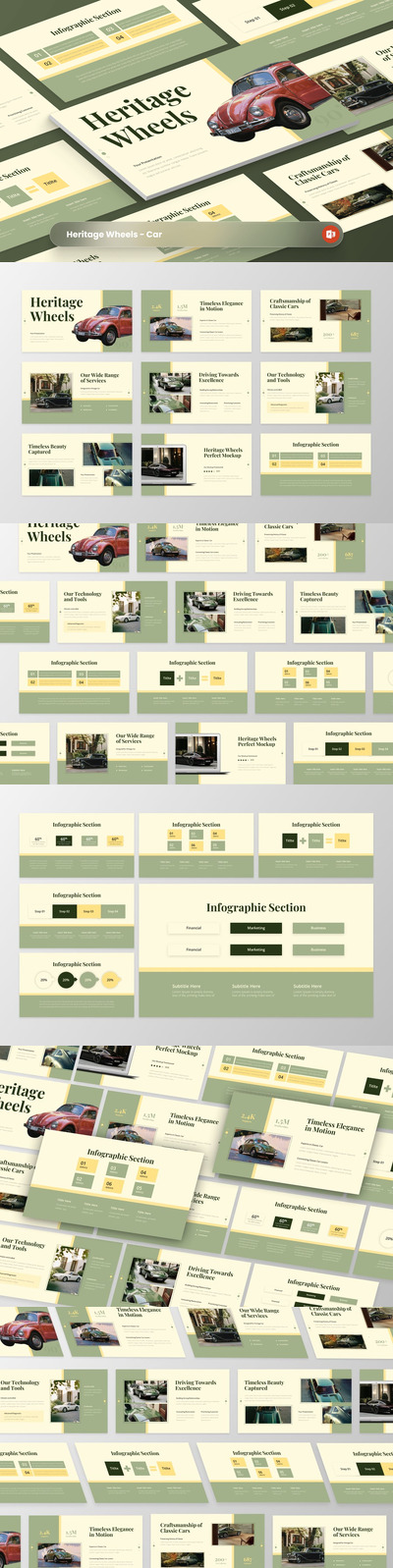 -汽车PPT模板 (PPTX)