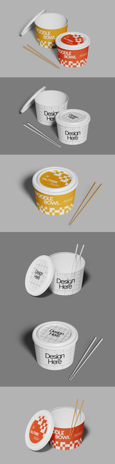 纸面碗样机 003 (PSD)