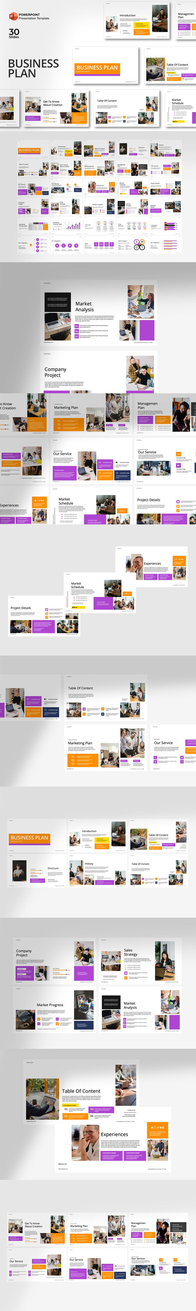 商业计划 PPT模板 (PPTX)